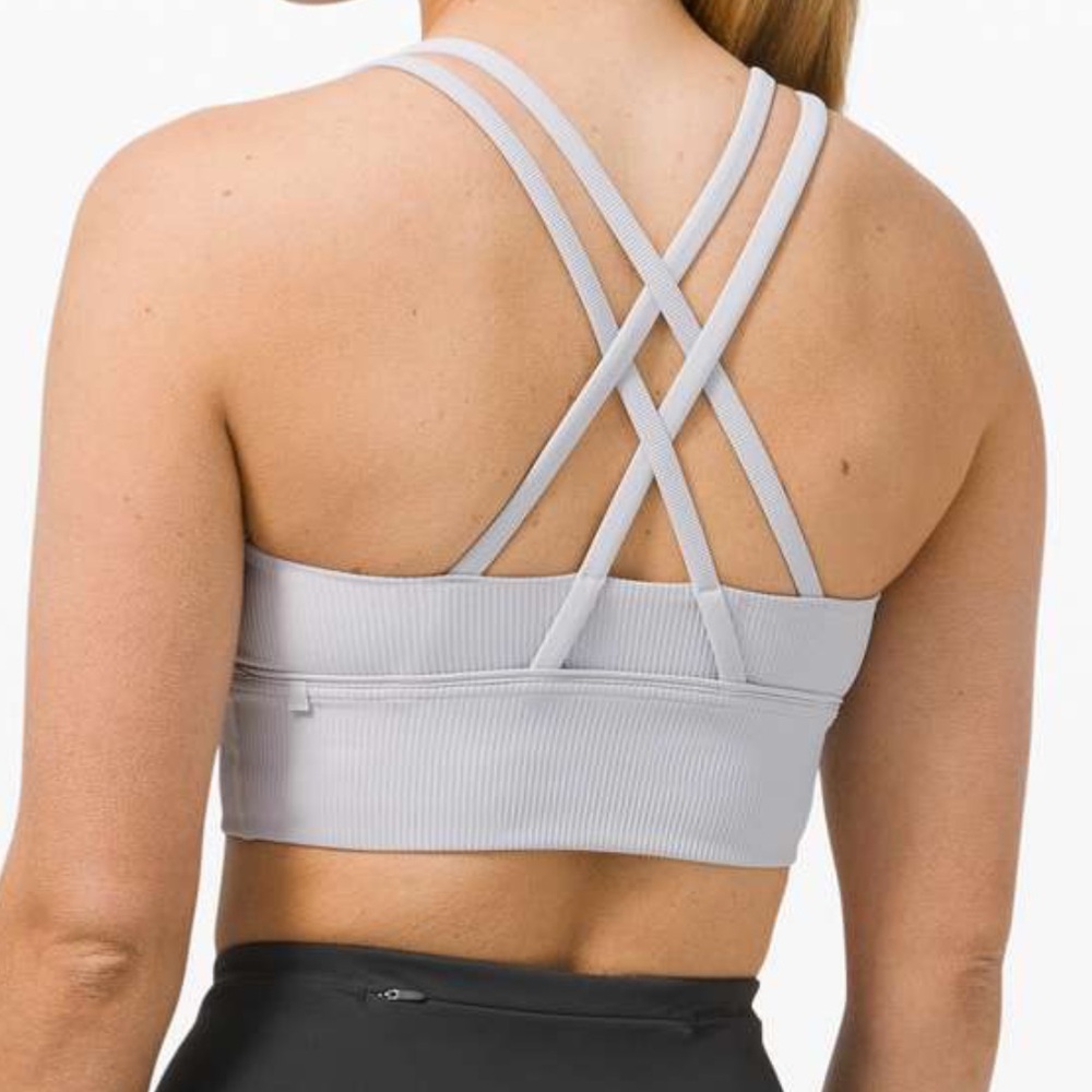 Lululemon 🍋 Energy Longline Bra Ribbed Luxtreme Size 6